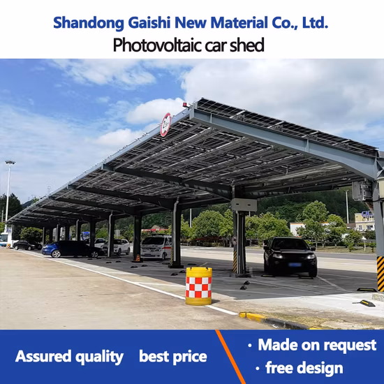Les supports de stationnement des fournisseurs de la Chine conçoivent le système de support de carport solaire PV Système de carport solaire