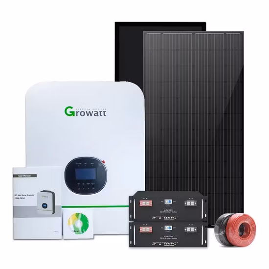 Système d'énergie solaire hybride Growatt à usage domestique 5kw 10kw 20kw Système solaire hybride avec onduleur et batterie au lithium Système de stockage solaire photovoltaïque