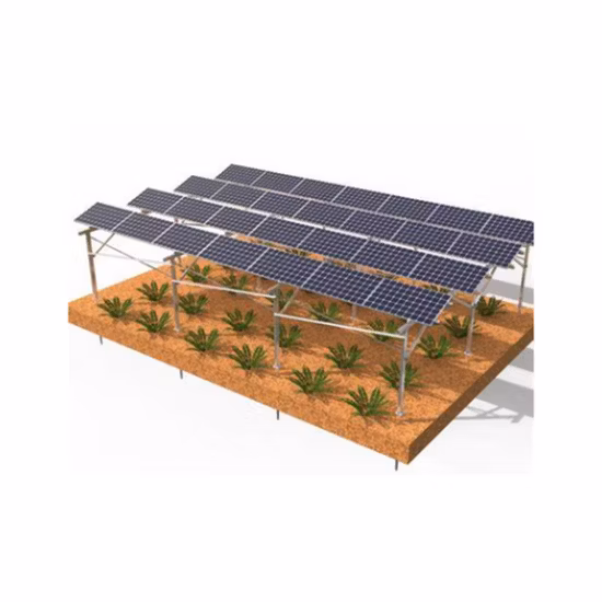 Système de panneaux photovoltaïques à toit flottant pour ferme à énergie solaire