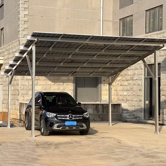 Système résidentiel solaire de picovolte de structure métallique du carport Q235
